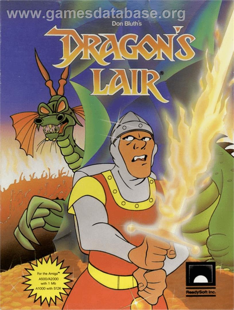 Dragon's Lair - Commodore Amiga - Artwork - Box