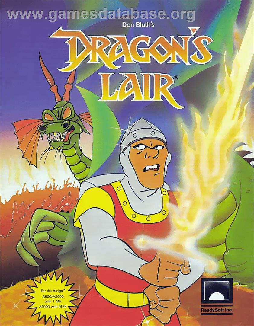 Dragon's Lair - Commodore Amiga - Artwork - Box