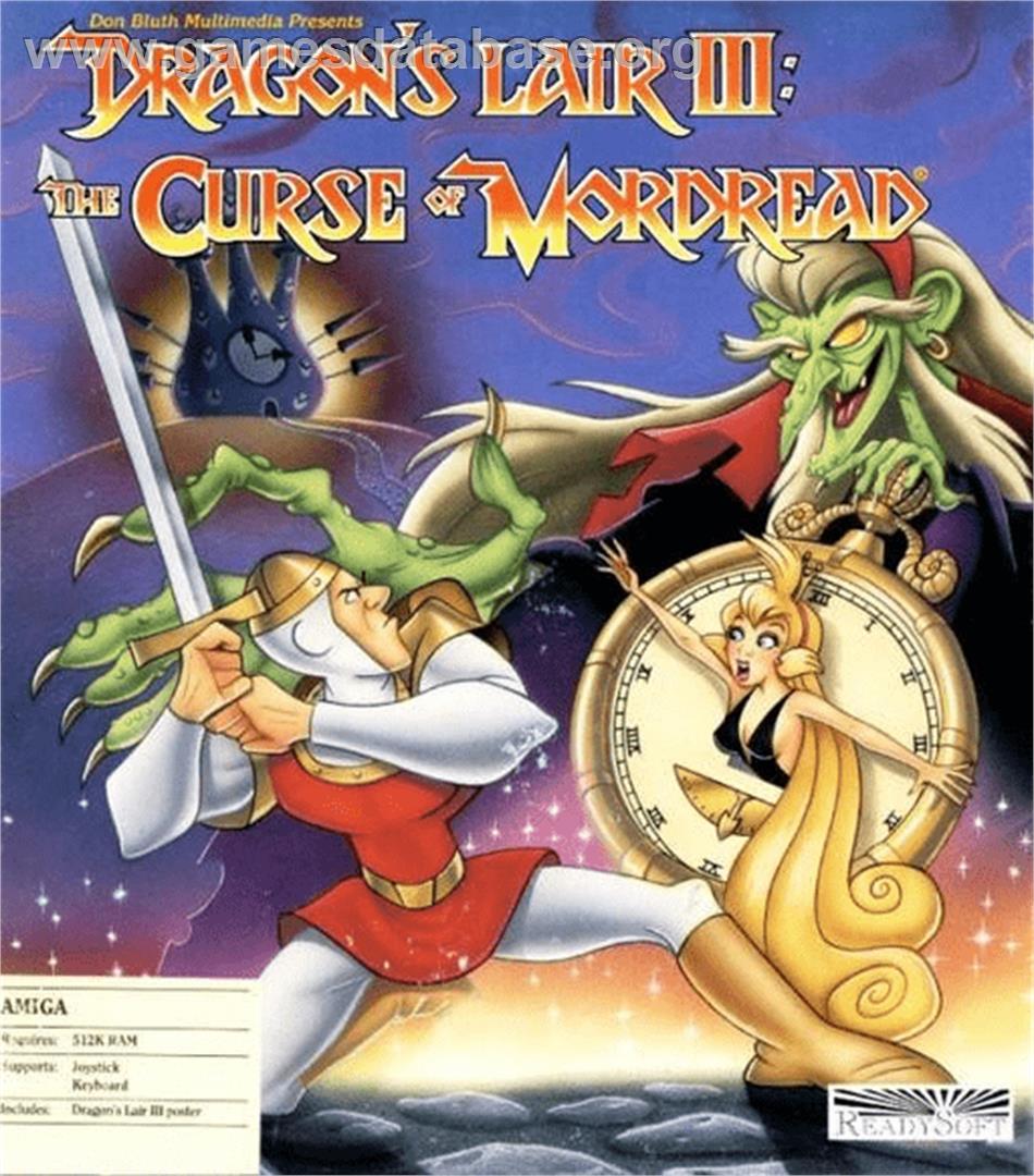 Dragon's Lair 3 - The Curse Of Mordread - Commodore Amiga - Artwork - Box