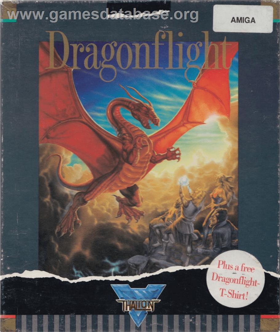 Dragonflight - Commodore Amiga - Artwork - Box
