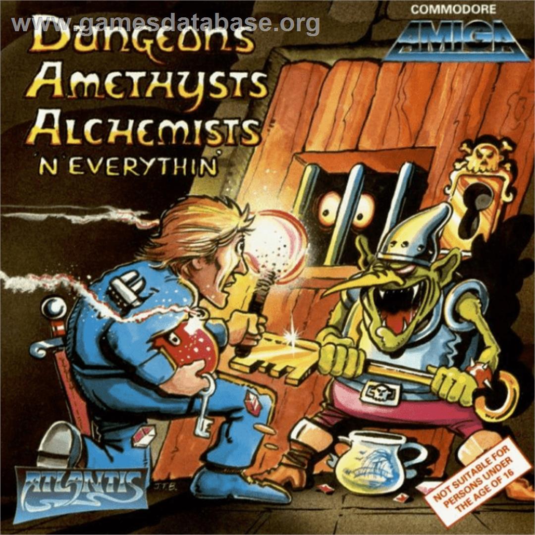 Dungeons, Amethysts, Alchemists 'n' Everythin' - Commodore Amiga - Artwork - Box