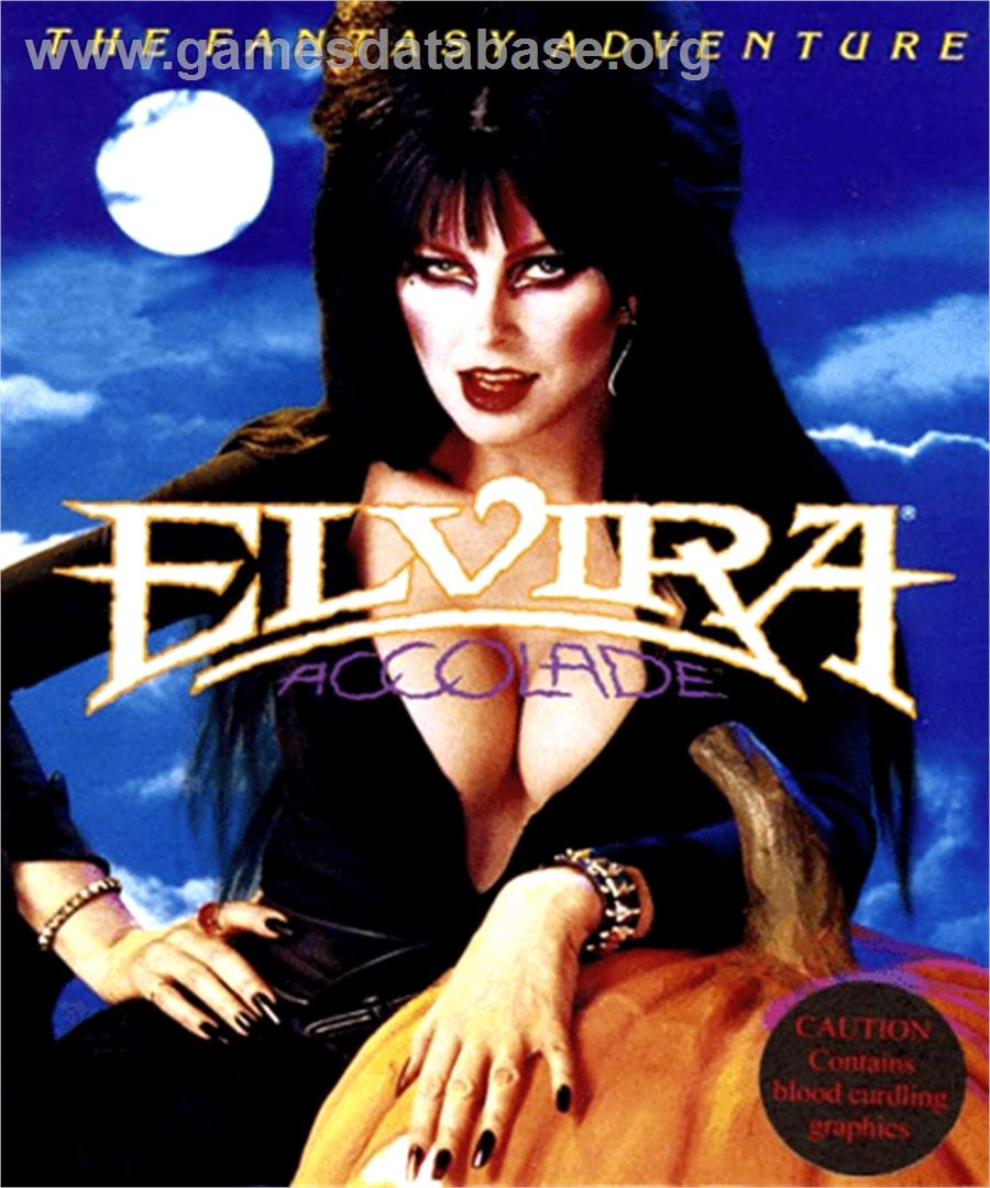 Elvira: Mistress of the Dark - Commodore Amiga - Artwork - Box