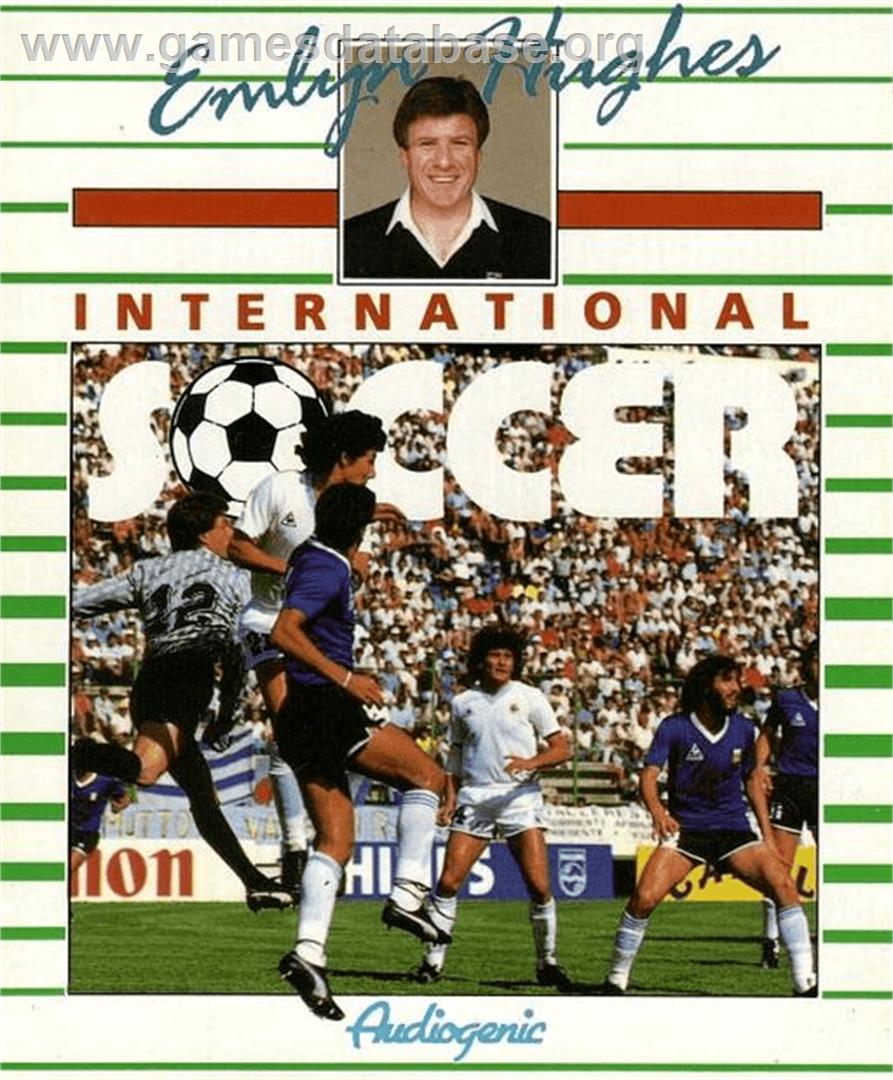 Emlyn Hughes International Soccer - Commodore Amiga - Artwork - Box
