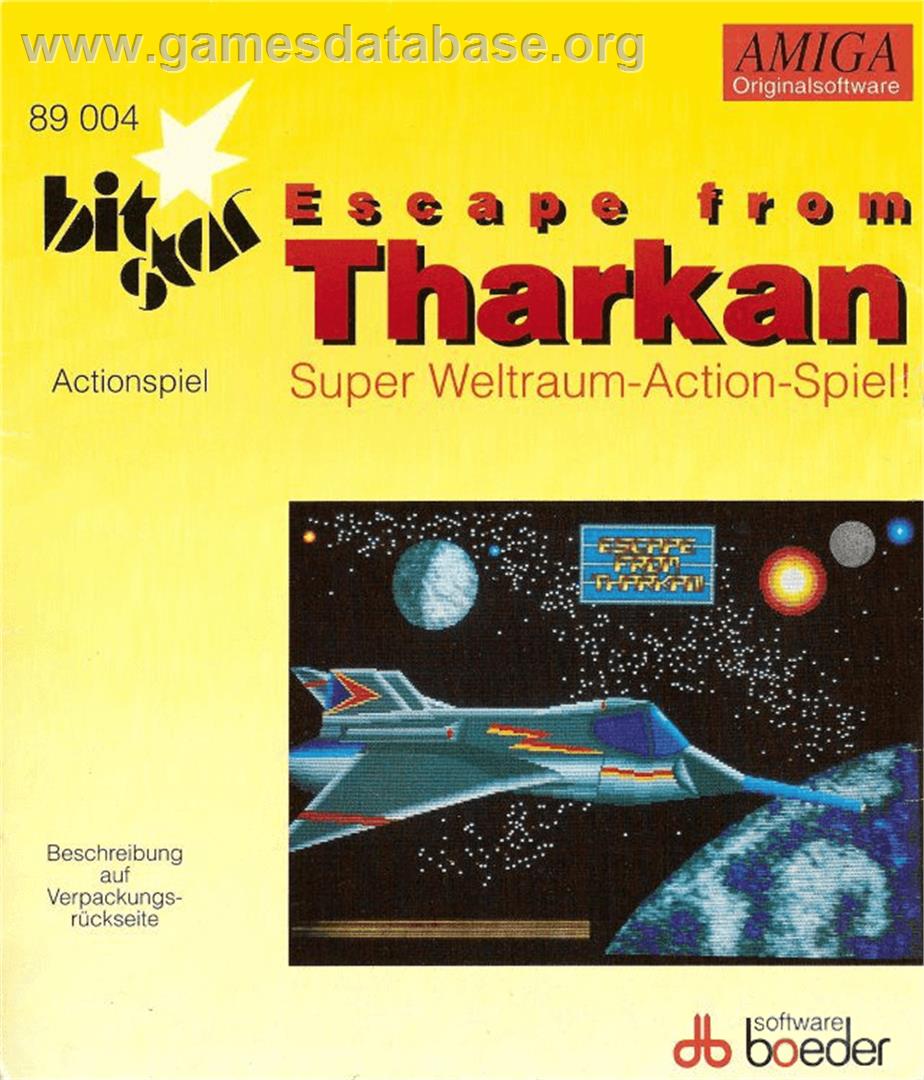 Escape From Tharkan - Commodore Amiga - Artwork - Box