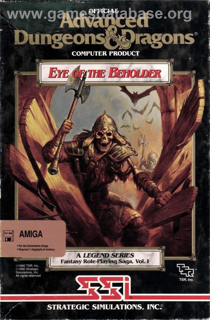 Eye Of The Beholder - Commodore Amiga - Artwork - Box