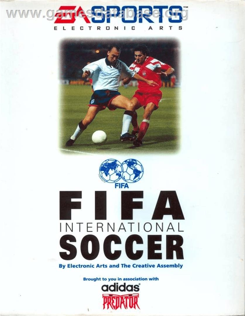 FIFA International Soccer - Commodore Amiga - Artwork - Box