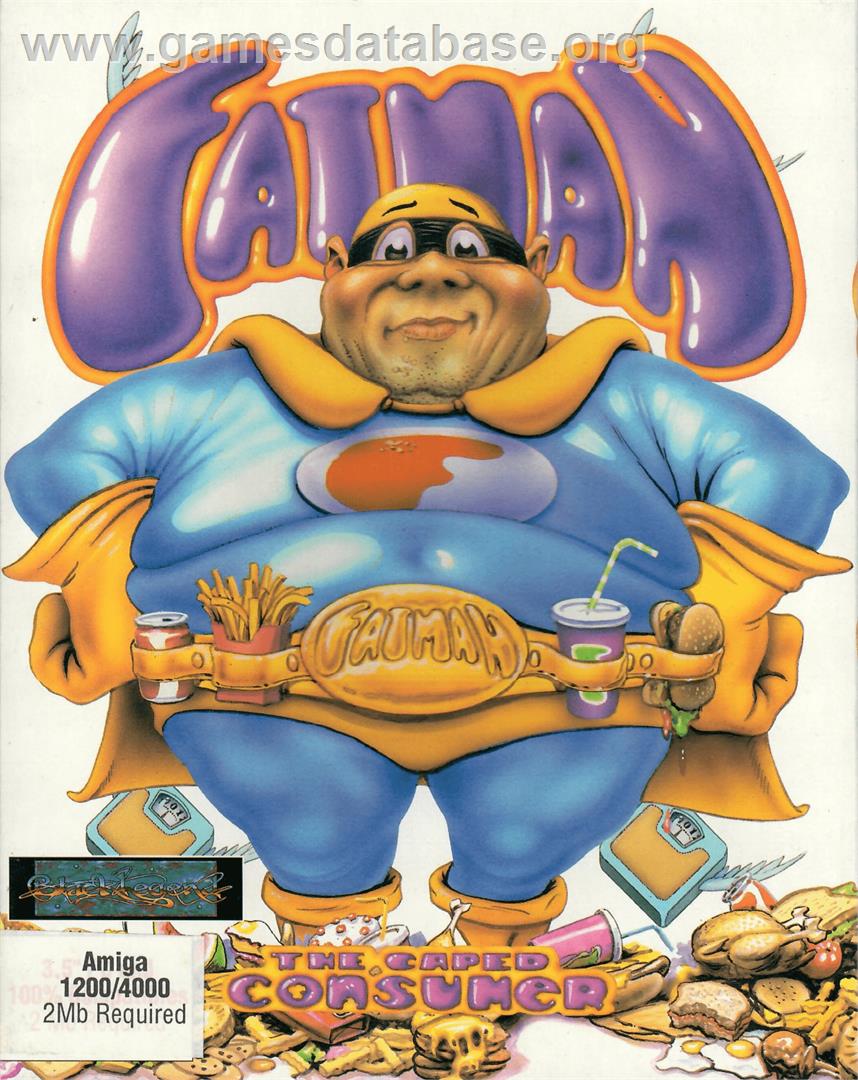 Fatman - The Caped Consumer - Commodore Amiga - Artwork - Box