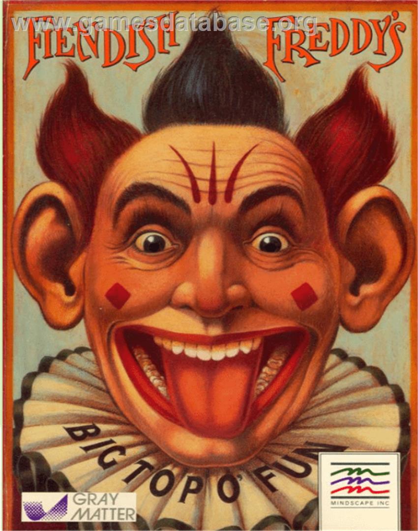 Fiendish Freddy's Big Top O' Fun - Commodore Amiga - Artwork - Box