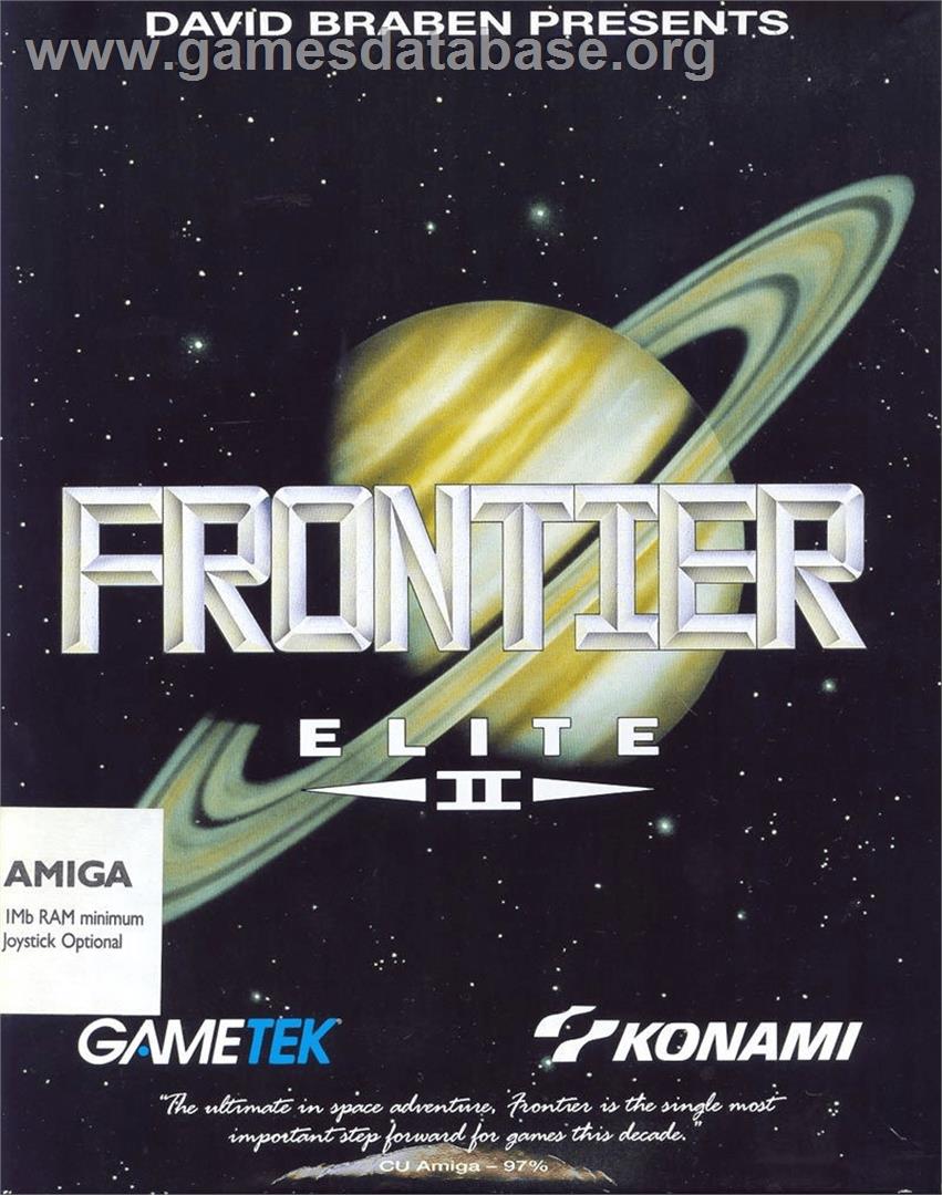Frontier - Elite 2 - Commodore Amiga - Artwork - Box