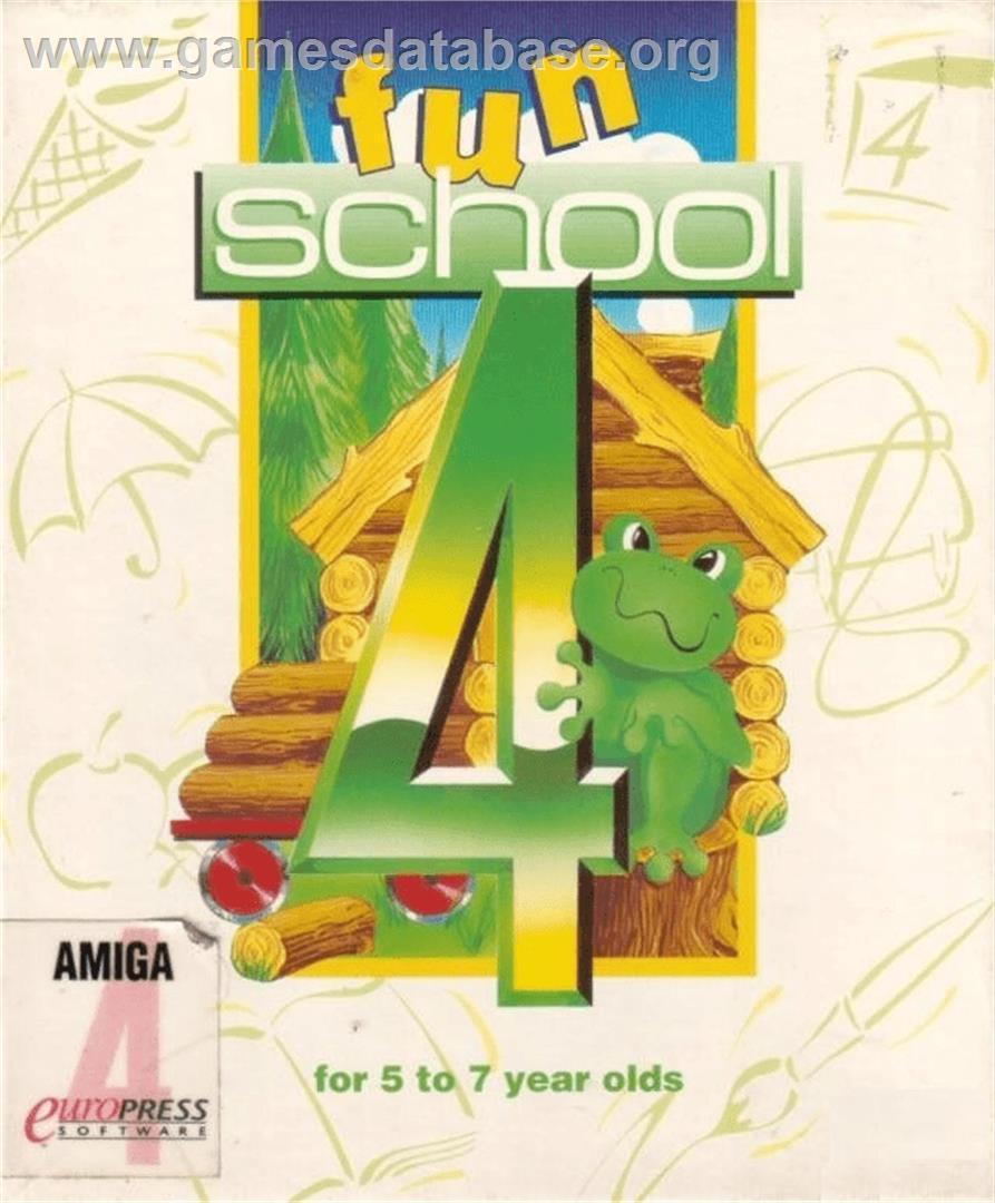 Fun School 4: for 5 to 7 Year Olds - Commodore Amiga - Artwork - Box