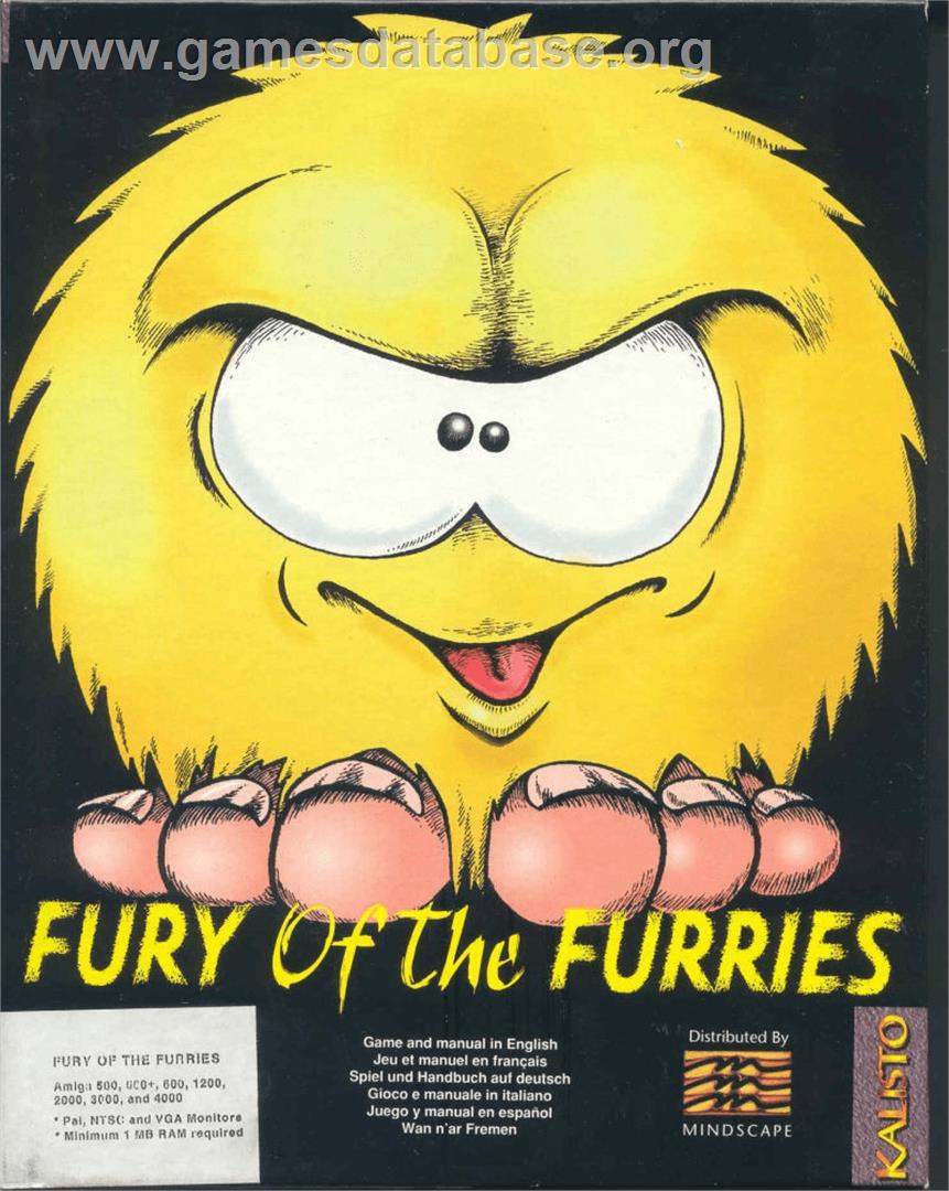Fury Of The Furries - Commodore Amiga - Artwork - Box