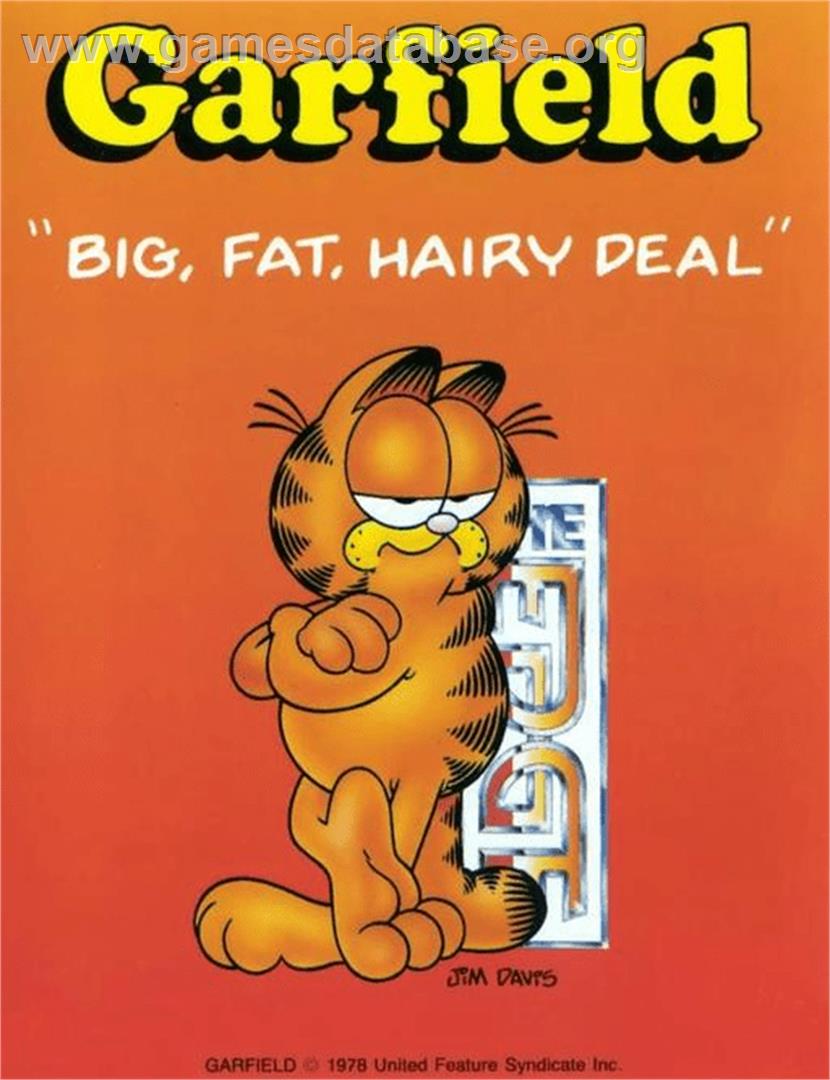 Garfield: Big, Fat, Hairy Deal - Commodore Amiga - Artwork - Box