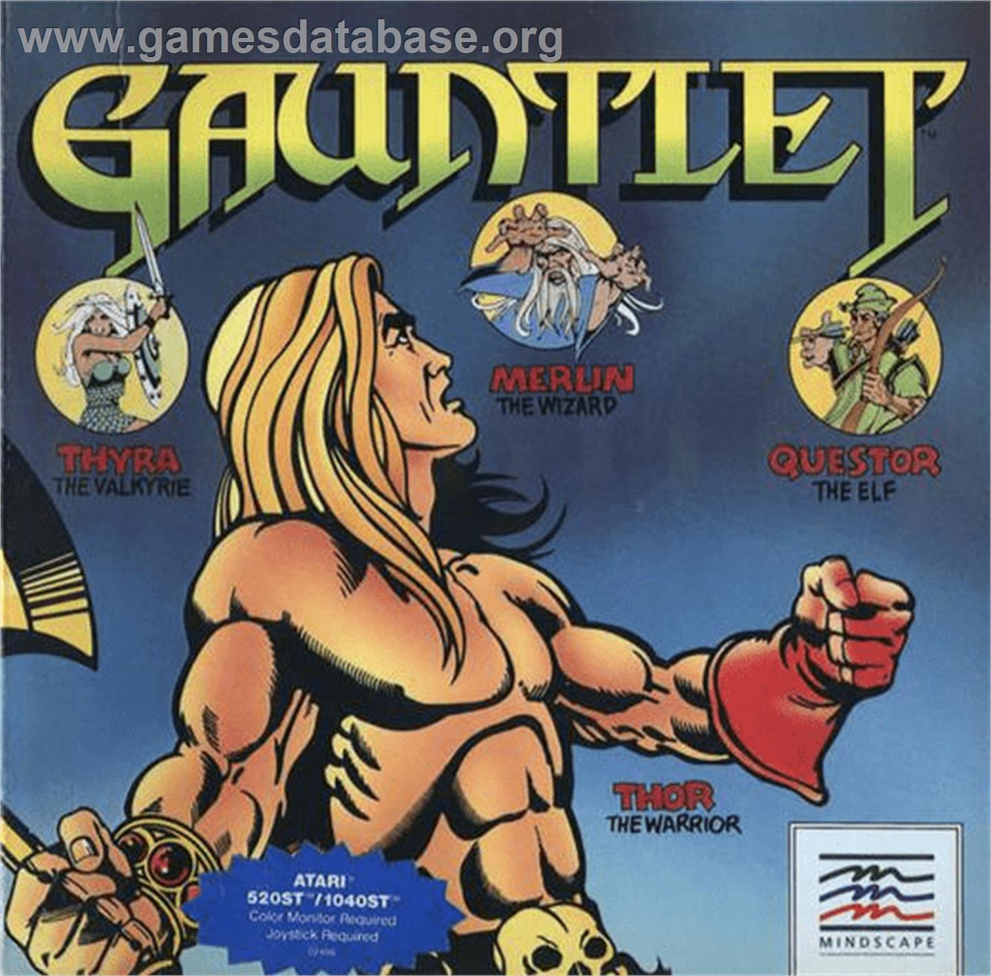Gauntlet - Commodore Amiga - Artwork - Box