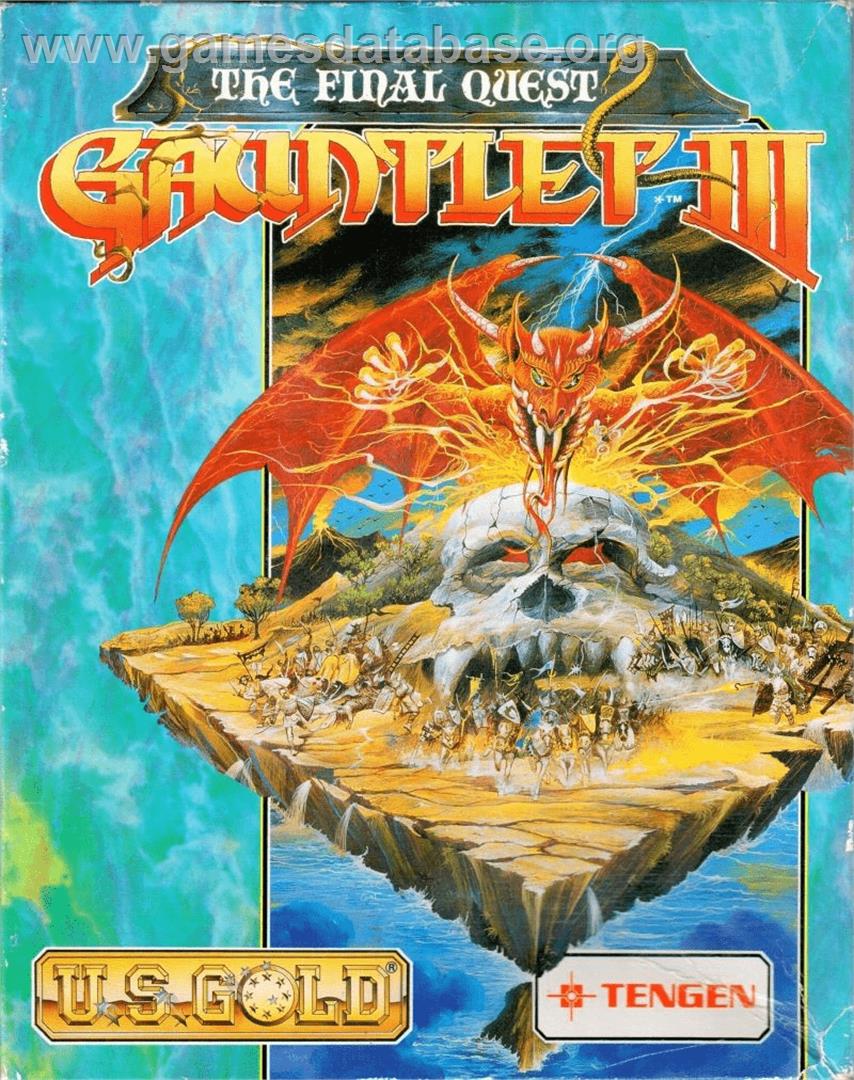 Gauntlet 3 - The Final Quest - Commodore Amiga - Artwork - Box