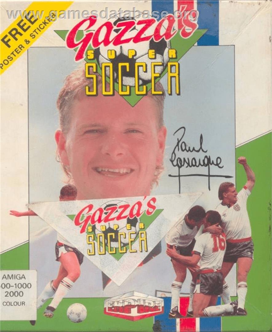 Gazza's Super Soccer - Commodore Amiga - Artwork - Box