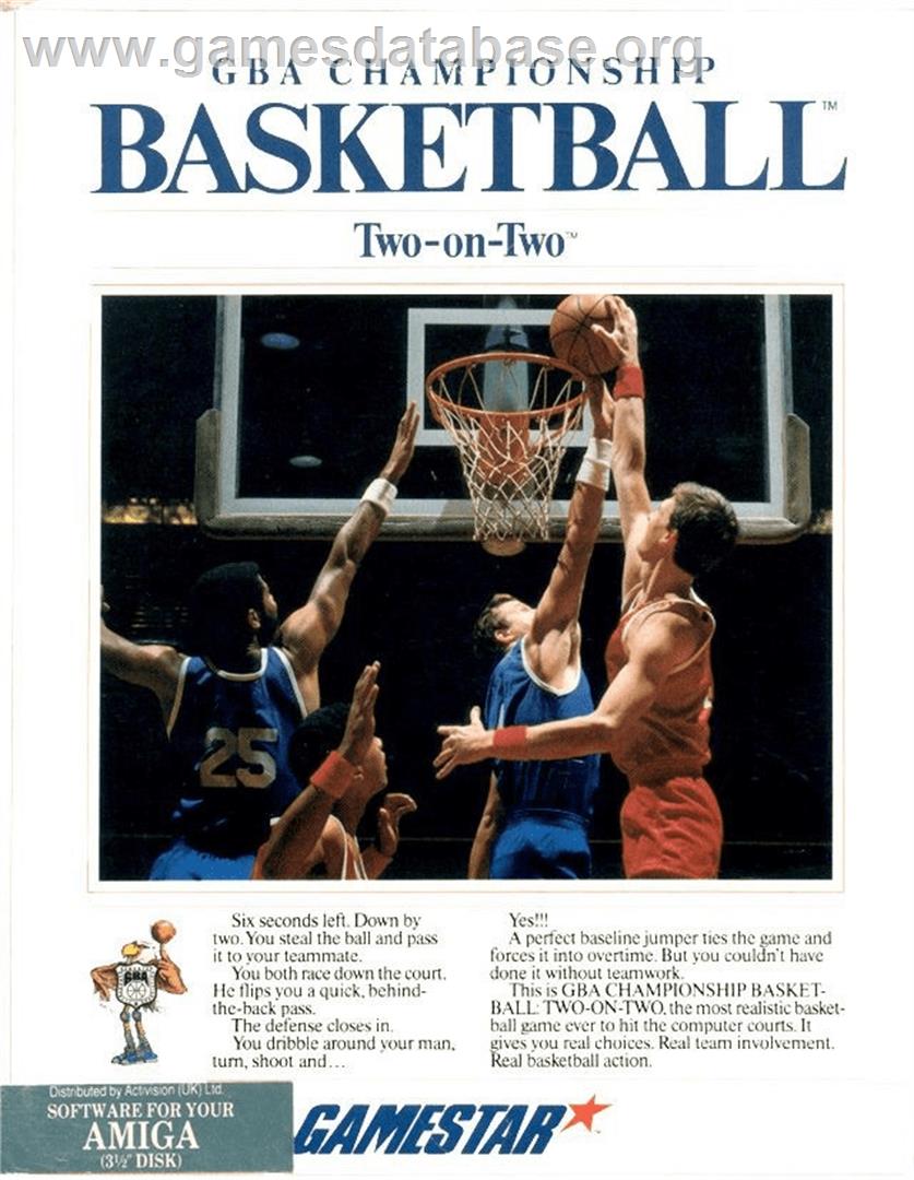 Gba Championship Basketball - Two-on-two - Commodore Amiga - Artwork - Box
