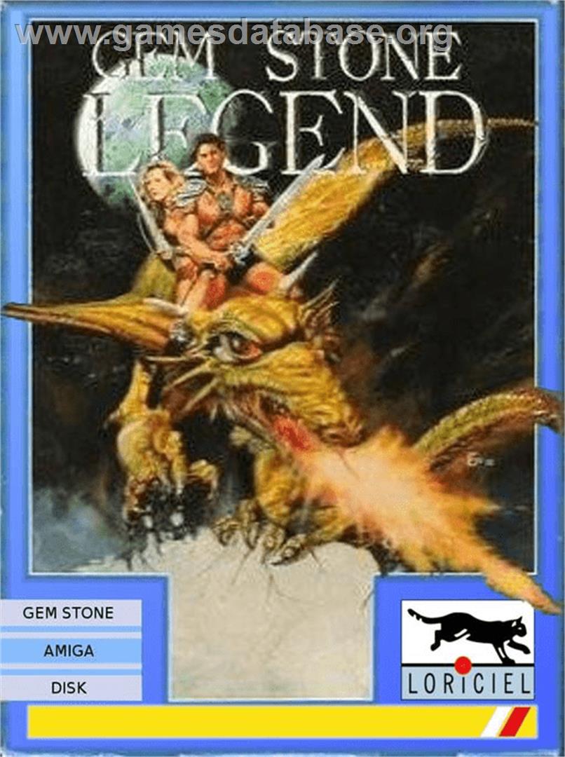 Gem Stone Legend - Commodore Amiga - Artwork - Box