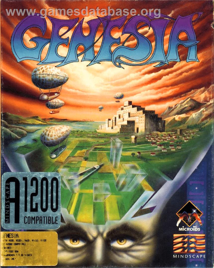 Genesia - Commodore Amiga - Artwork - Box