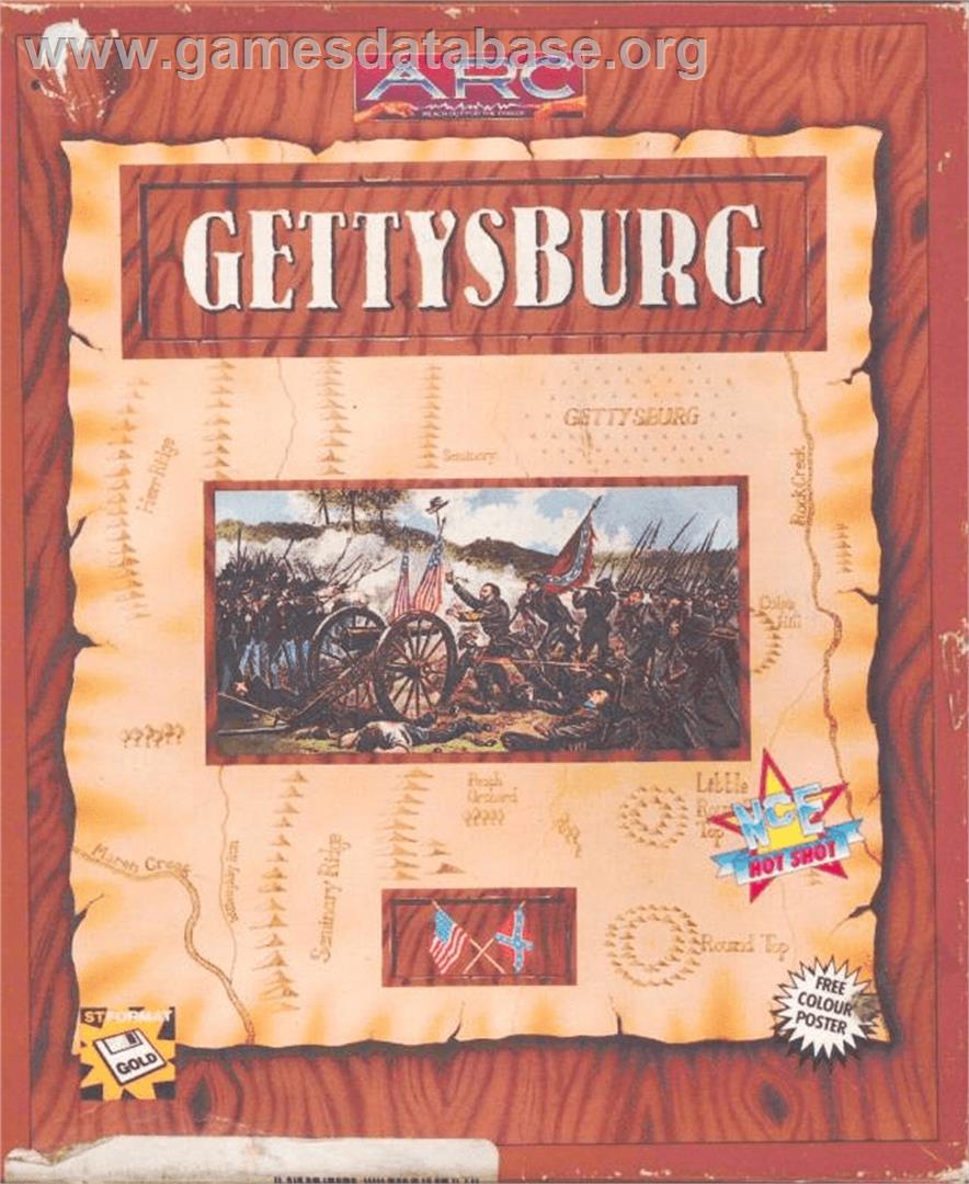 Gettysburg: The Turning Point - Commodore Amiga - Artwork - Box