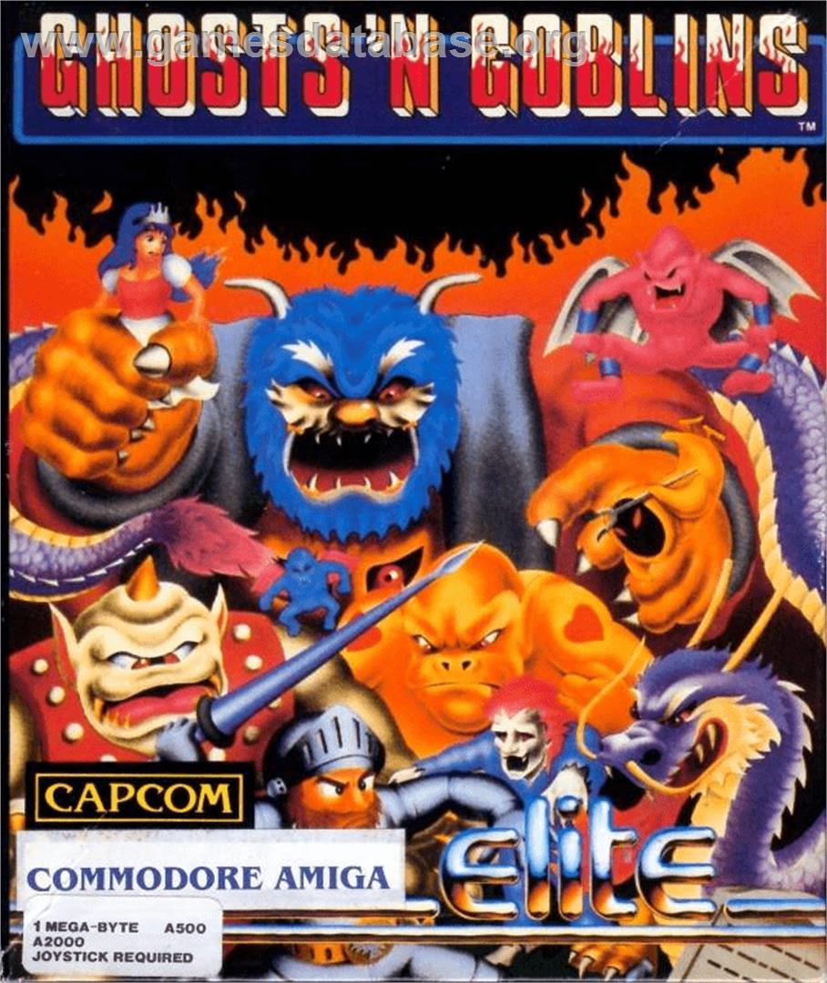 Ghosts'n Goblins - Commodore Amiga - Artwork - Box