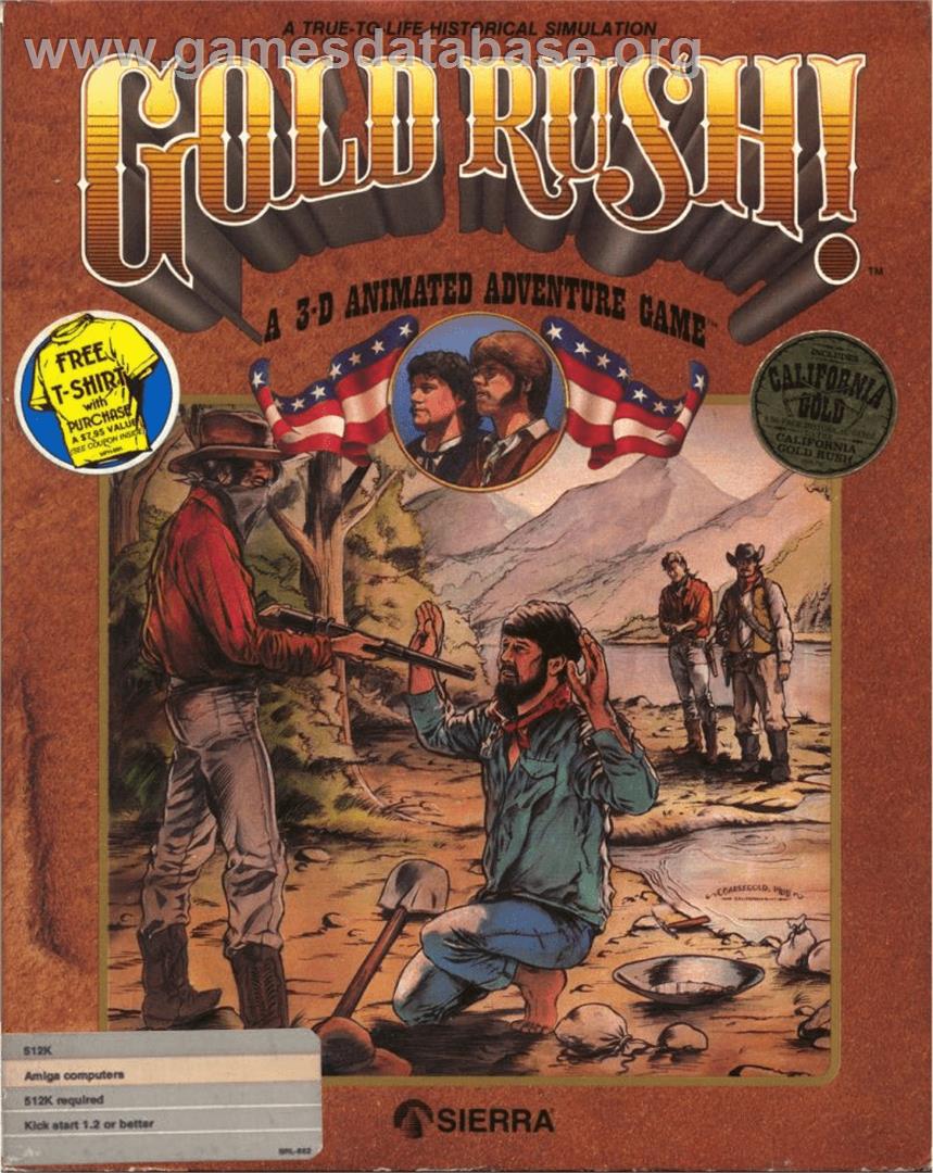 Gold Rush! - Commodore Amiga - Artwork - Box