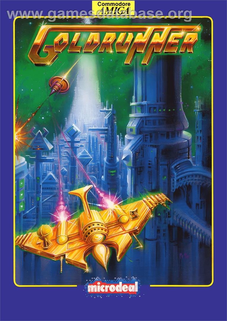Goldrunner - Commodore Amiga - Artwork - Box