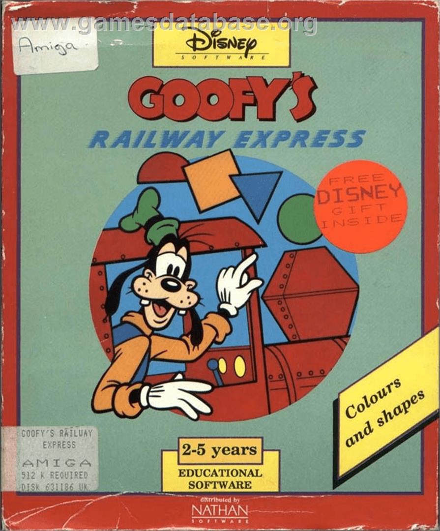 Goofy's Railway Express - Commodore Amiga - Artwork - Box