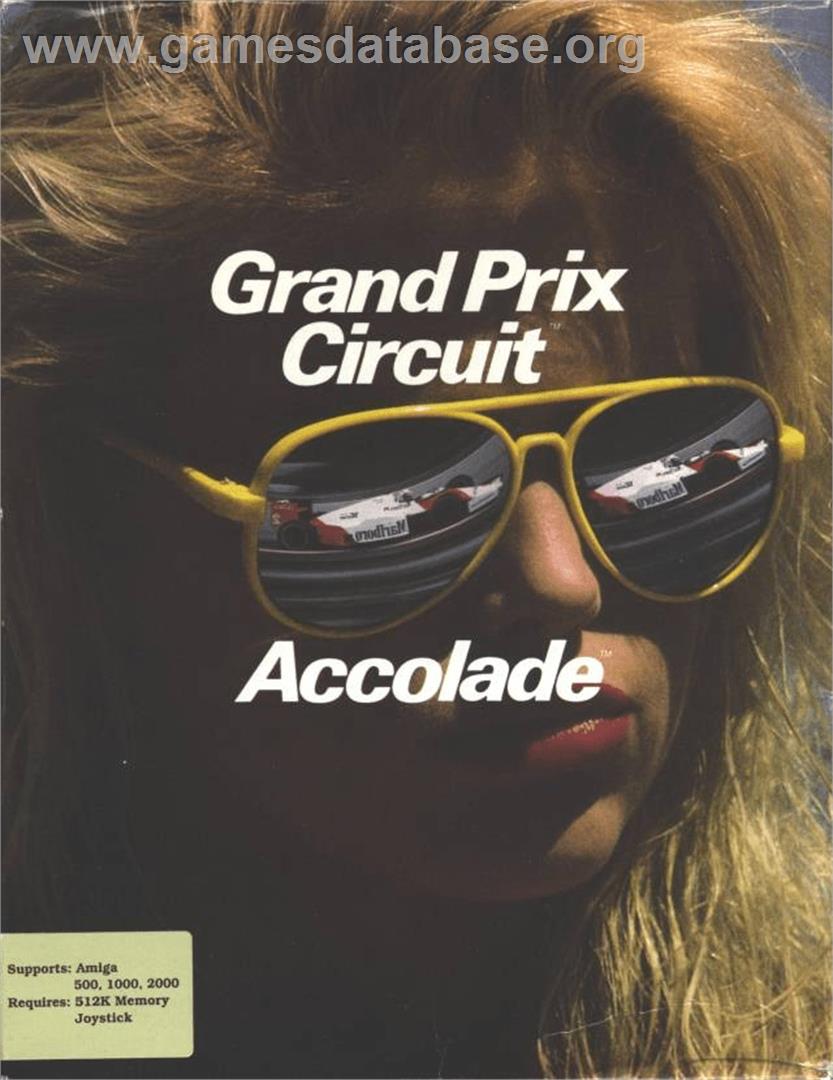 Grand Prix Circuit - Commodore Amiga - Artwork - Box