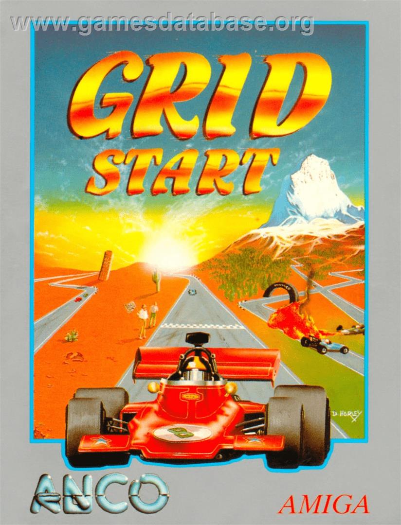Grid Start - Commodore Amiga - Artwork - Box