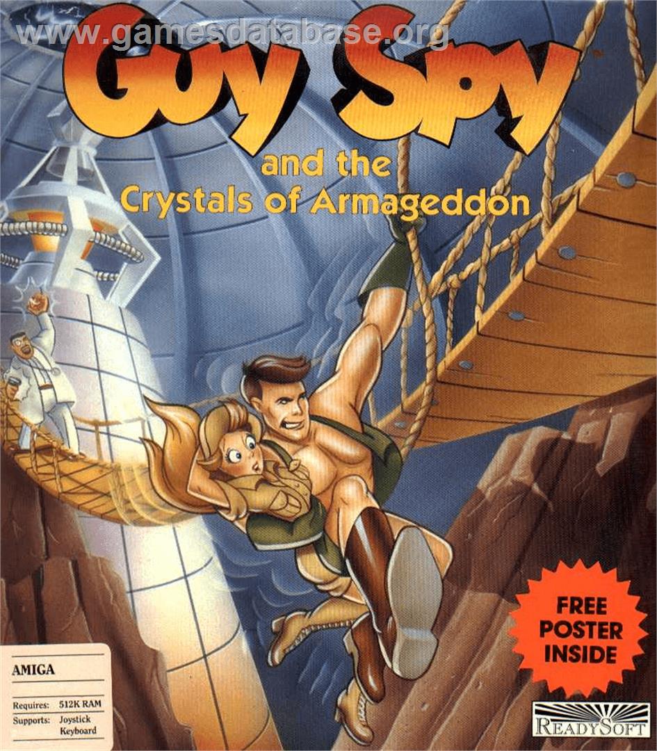 Guy Spy and the Crystals of Armageddon - Commodore Amiga - Artwork - Box