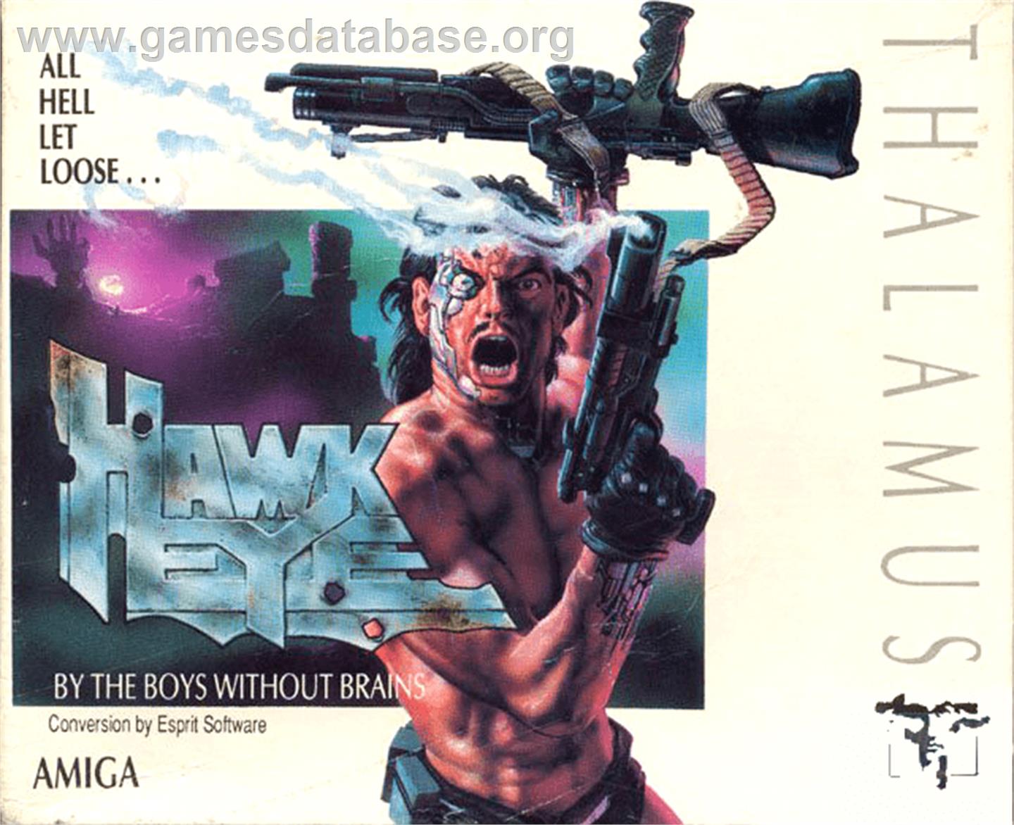 Hawkeye - Commodore Amiga - Artwork - Box