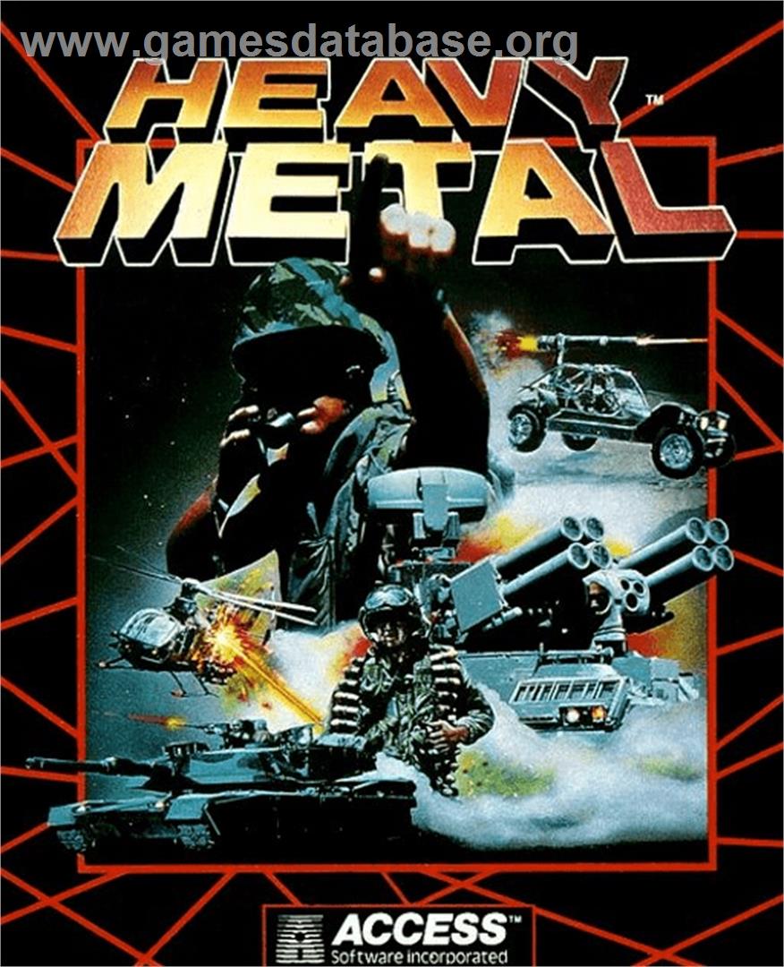 Heavy Metal - Commodore Amiga - Artwork - Box