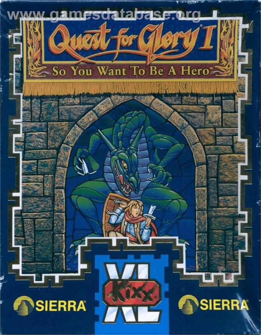 Hero's Quest: So You Want To Be A Hero - Commodore Amiga - Artwork - Box