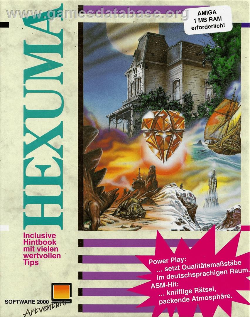 Hexuma - Commodore Amiga - Artwork - Box