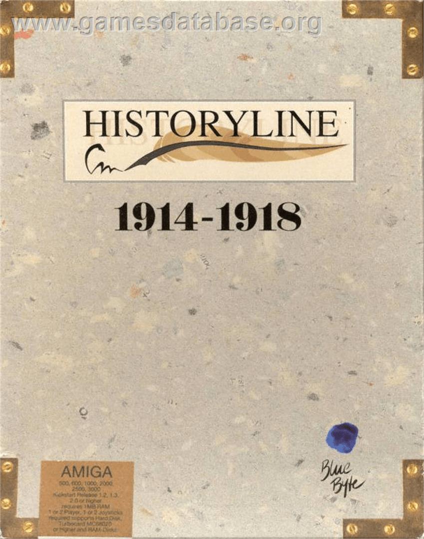 Historyline: 1914 - 1918 - Commodore Amiga - Artwork - Box