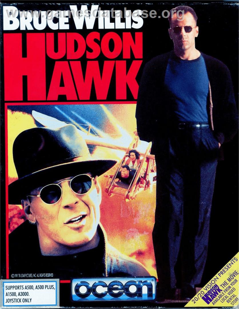 Hudson Hawk - Commodore Amiga - Artwork - Box