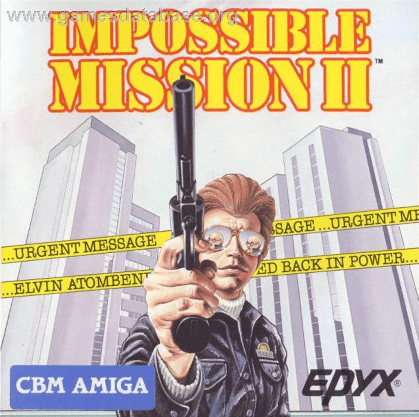Impossible Mission 2 - Commodore Amiga - Artwork - Box