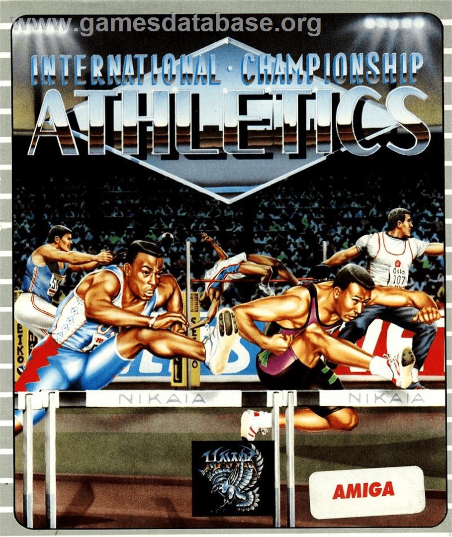 International Championship Athletics - Commodore Amiga - Artwork - Box