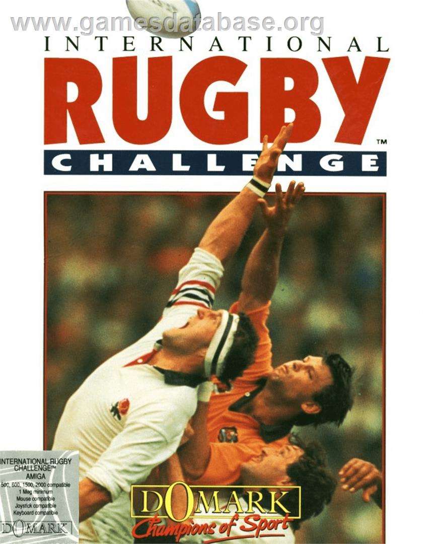 International Rugby Challenge - Commodore Amiga - Artwork - Box