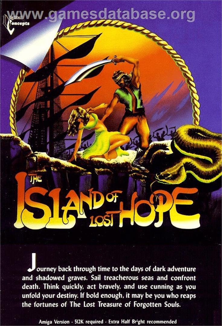 Island of Lost Hope - Commodore Amiga - Artwork - Box