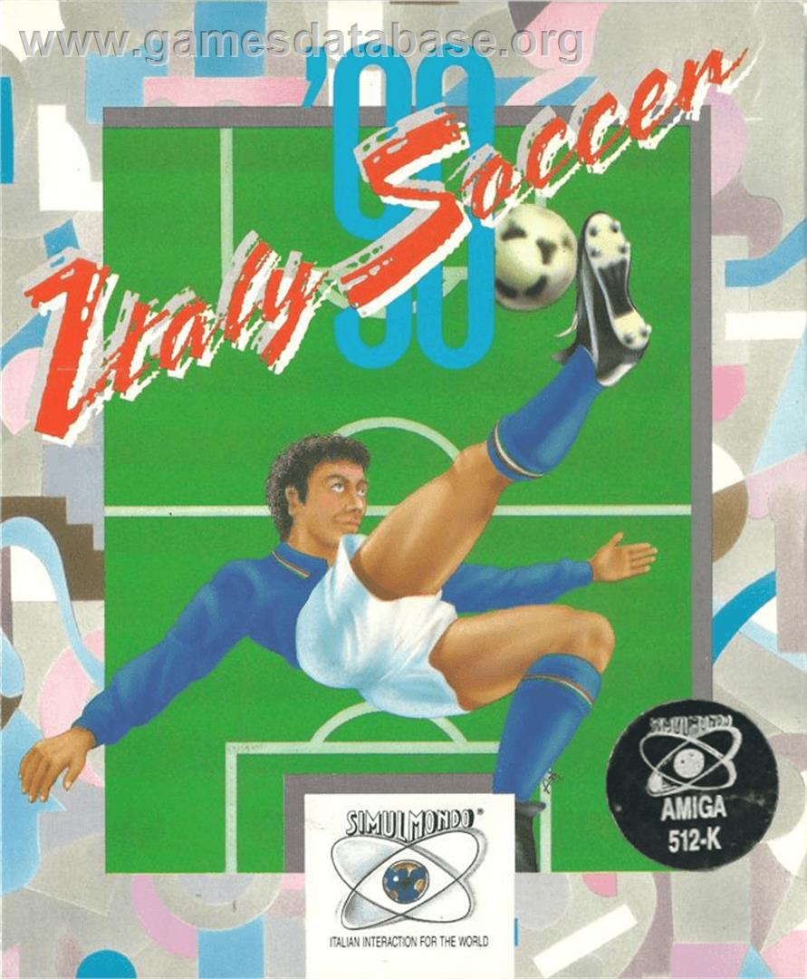 Italy '90 Soccer - Commodore Amiga - Artwork - Box