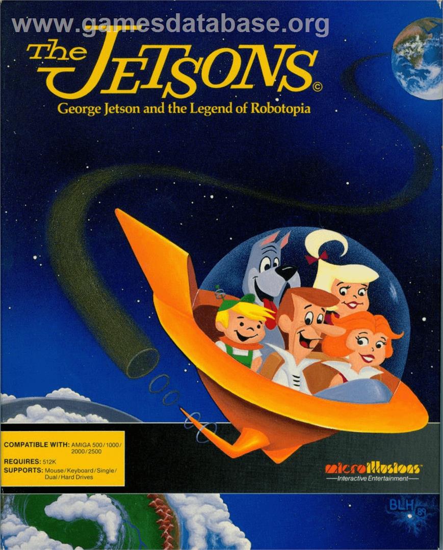Jetsons: George Jetson and the Legend of Robotopia - Commodore Amiga - Artwork - Box
