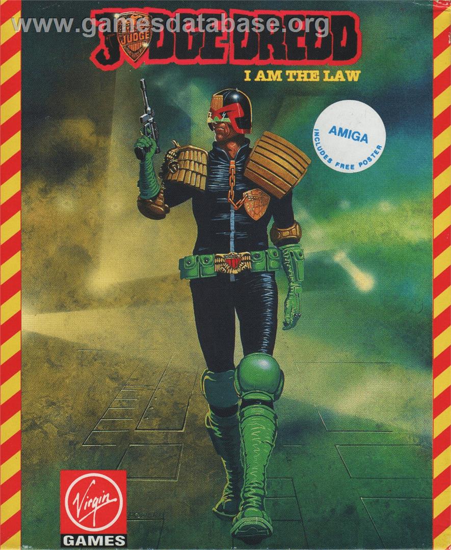 Judge Dredd - Commodore Amiga - Artwork - Box
