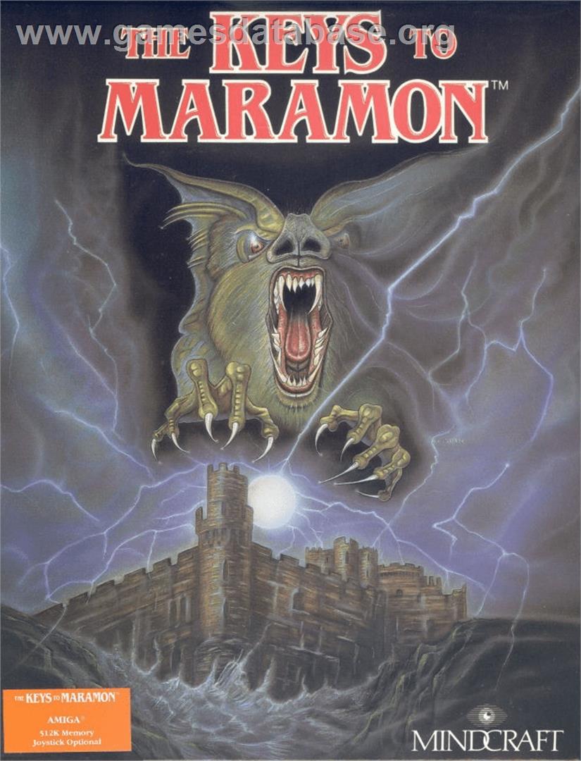 Keys to Maramon - Commodore Amiga - Artwork - Box