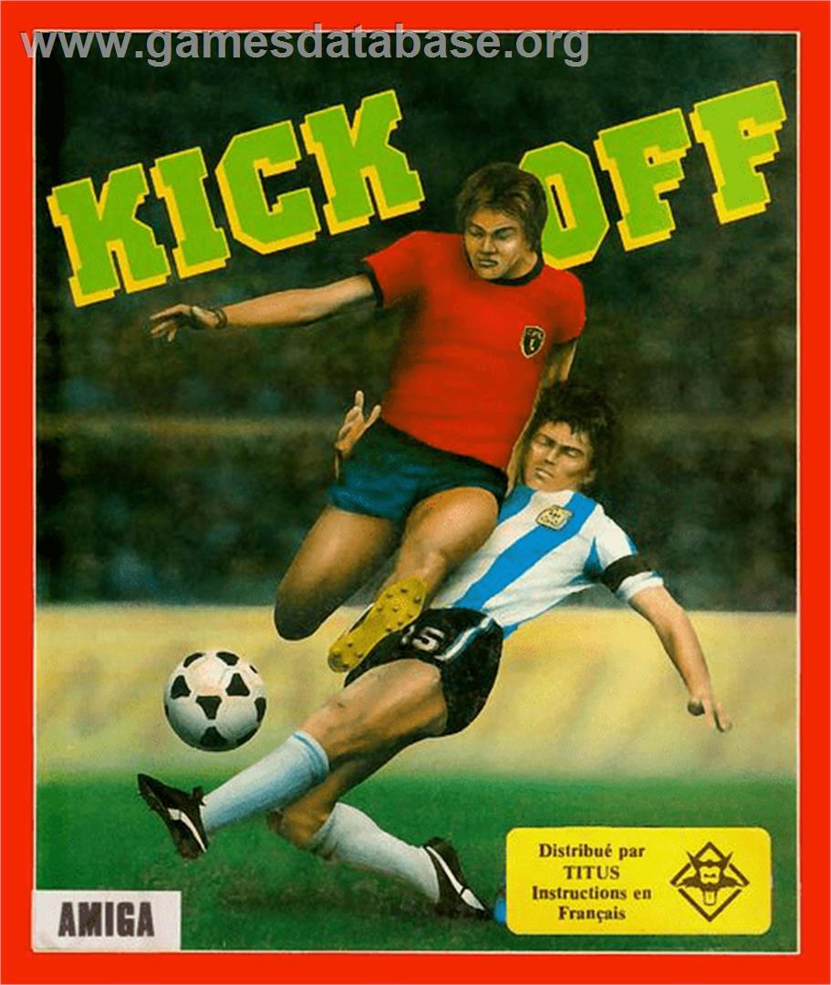 Kick Off - Commodore Amiga - Artwork - Box