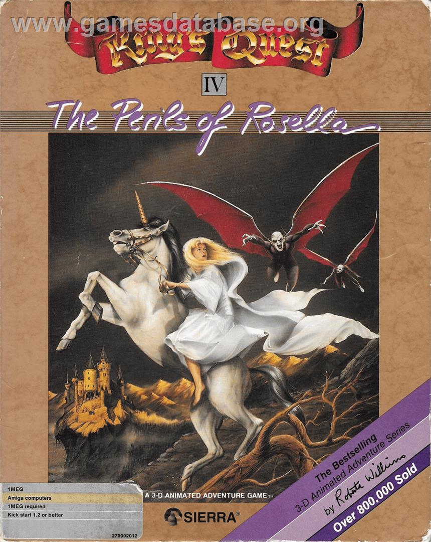 King's Quest IV: The Perils of Rosella - Commodore Amiga - Artwork - Box