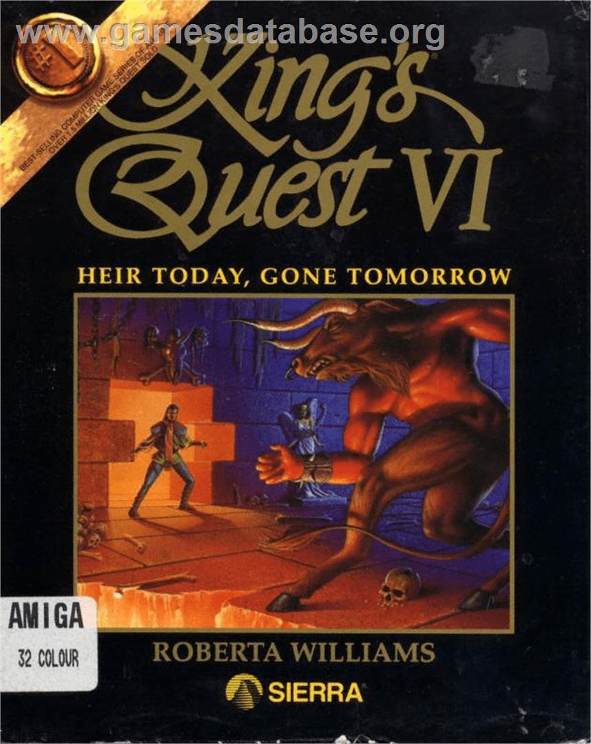King's Quest VI: Heir Today, Gone Tomorrow - Commodore Amiga - Artwork - Box