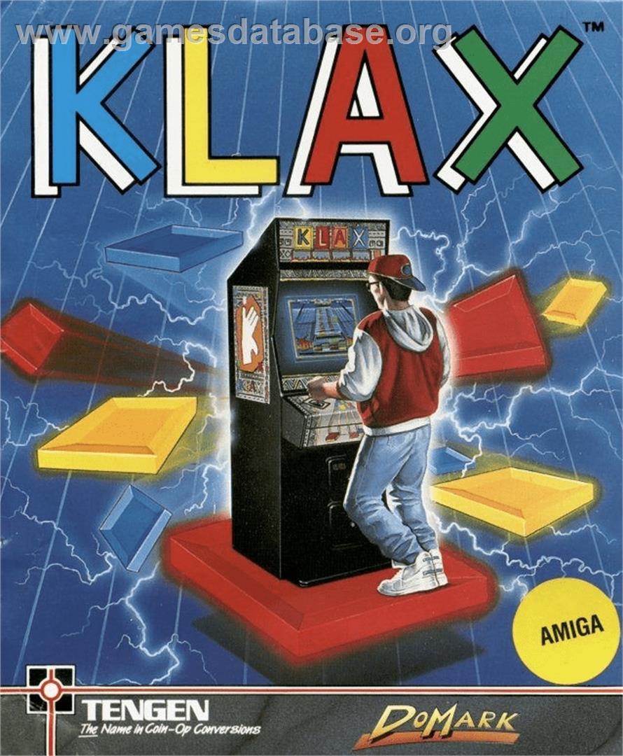 Klax - Commodore Amiga - Artwork - Box