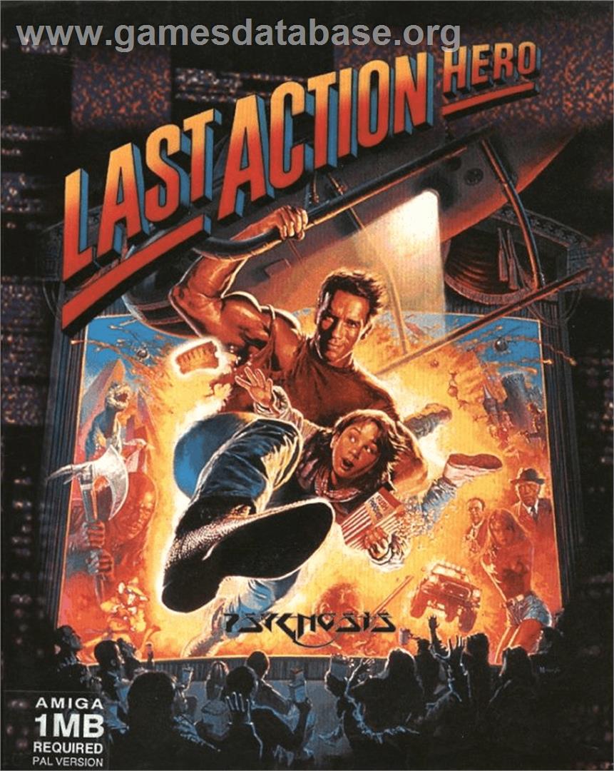 Last Action Hero - Commodore Amiga - Artwork - Box