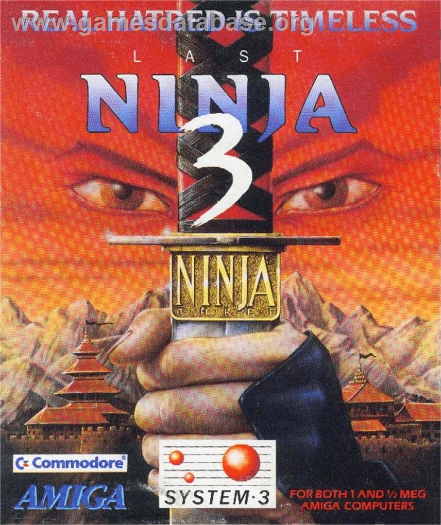 Last Ninja 3 - Commodore Amiga - Artwork - Box